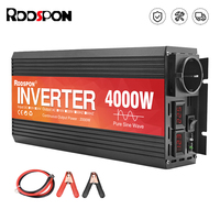 RDDSPON Pure Sine Wave Inverter 3000W 4000W DC 12V 24V To AC 220V 50Hz 60Hz Voltage Converter Solar Car Off-grid Power Inverters