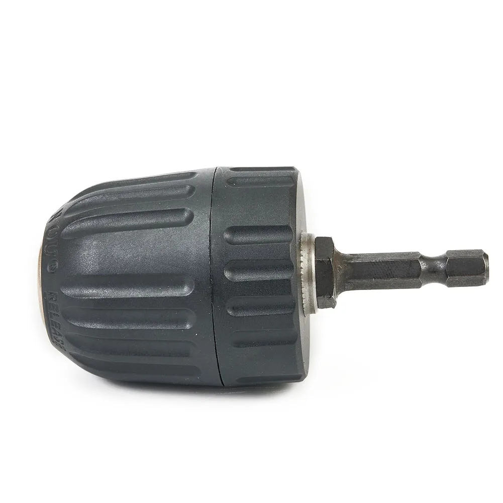 Part Chuck Bit Change Compact Converter Functional Professional Shank Useful Drill Driver Keyless Quick Protable