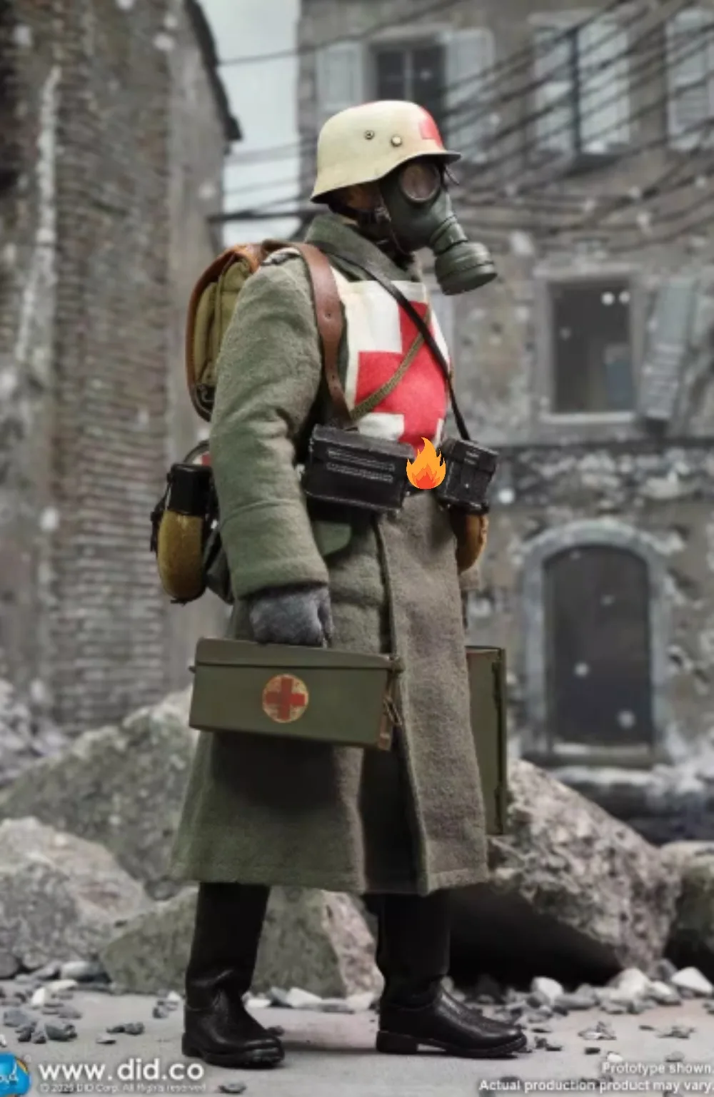 DID D80183 Set di ufficiali di riserva per ufficiali medici tedeschi in scala 1/6