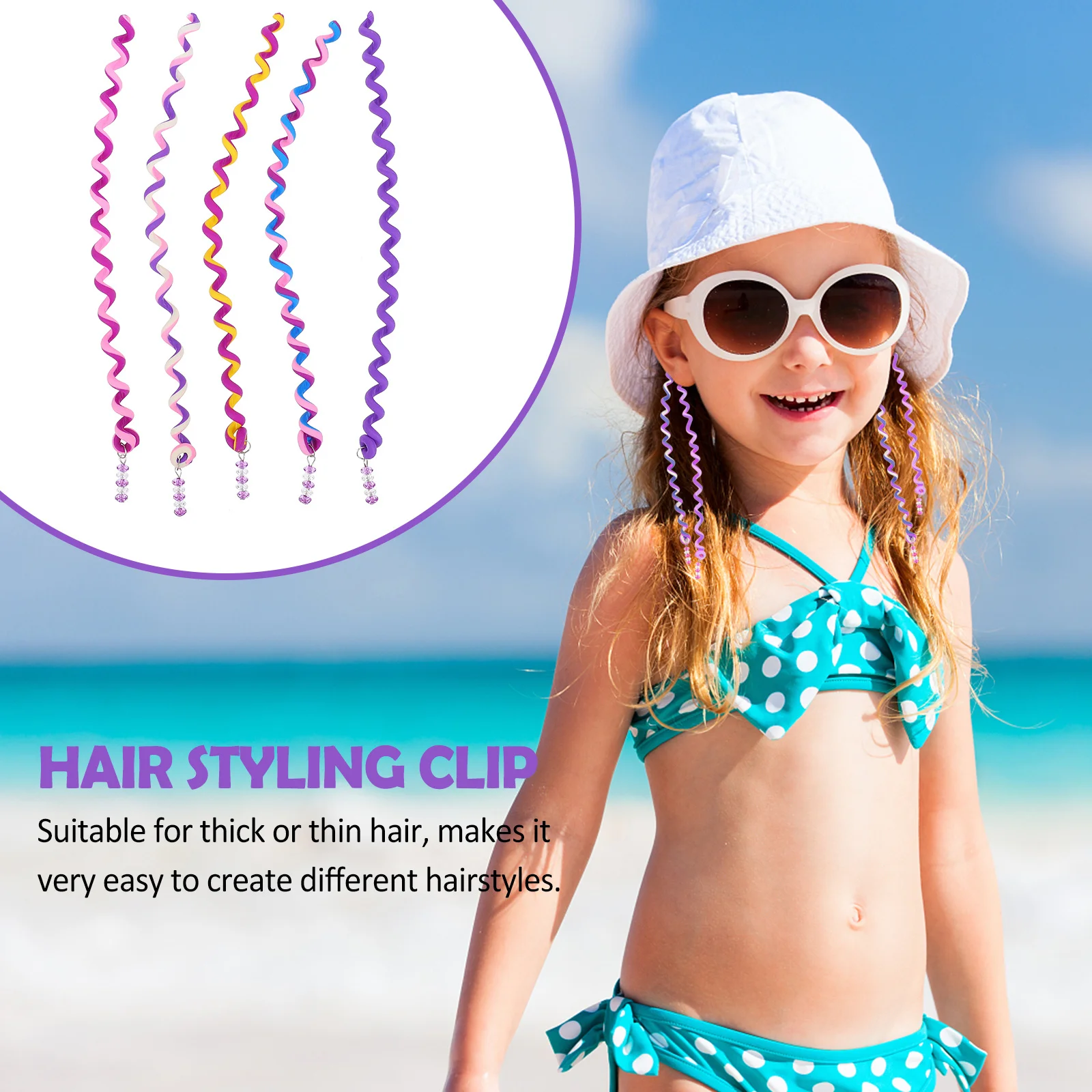 12 قطعة أدوات تجديل الشعر الملونة للنساء إكسسوارات الشعر مشابك تصفيف حلزونية مشبك جديلة أداة تجديل ذاتية الصنع #3