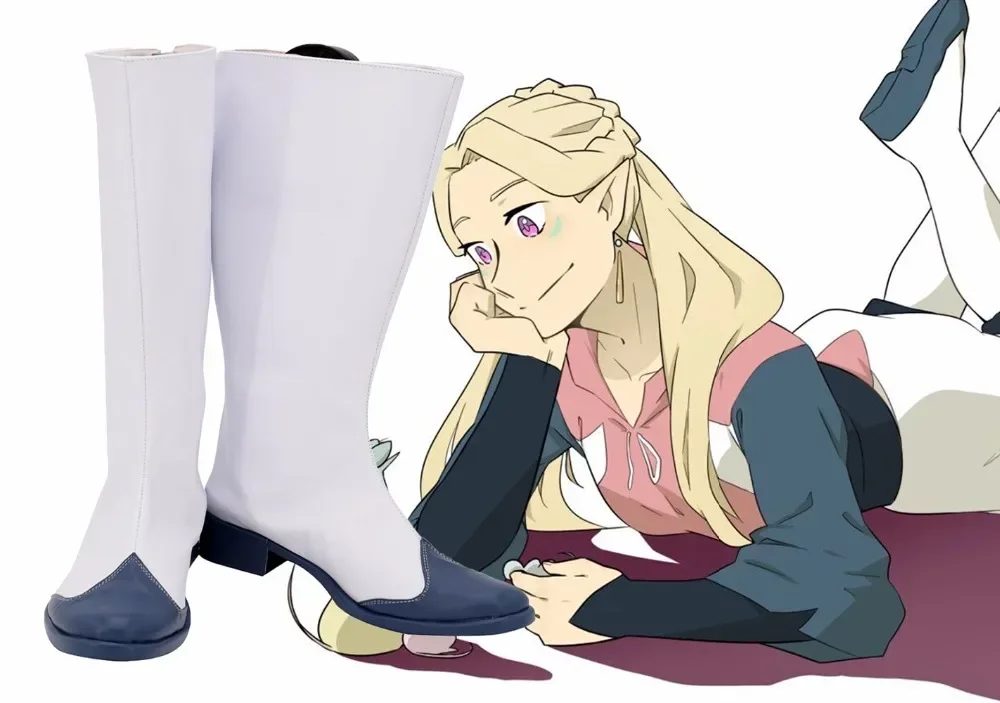 

Сапоги для косплея Voltron Romelle | Белые туфли на заказ | Унисекс, доступный любой размер | Точность ручной работы для косплея