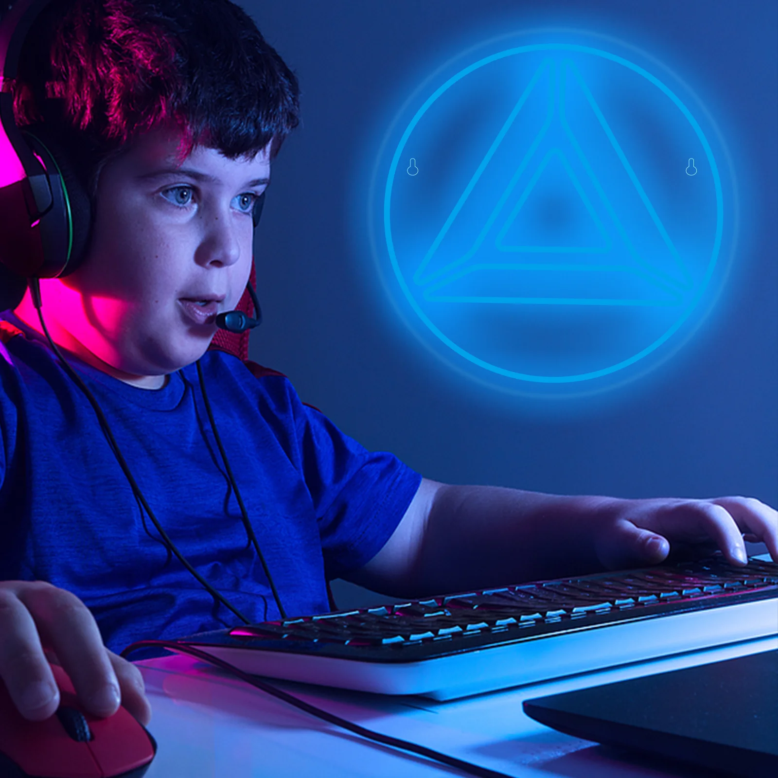 لافتة نيون لمفاعل القوس للديكور الجداري ، أضواء ليد ، ديكور غرفة ميكانيكي ، لاعب ، غرفة نوم ، حفلة بار ، متجر موضوع ، الرجل الحديدي ، مصباح طاقة USB