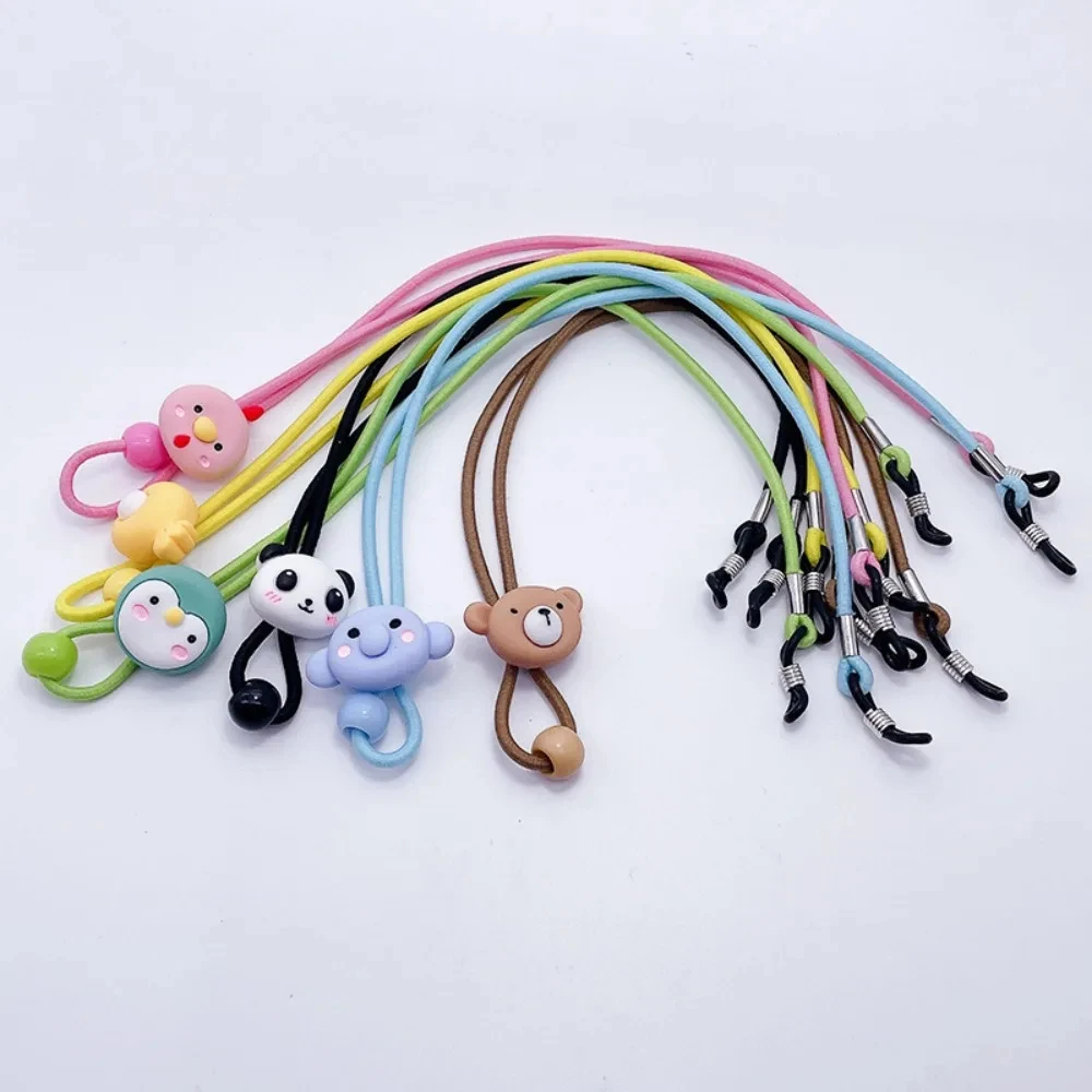 1/6pcs Cartoon Animal Glasses Strap Sports Eyeglasses Strap Holder For Women Men  Adjustable Cute Sunglasses Strap Glasses Strin