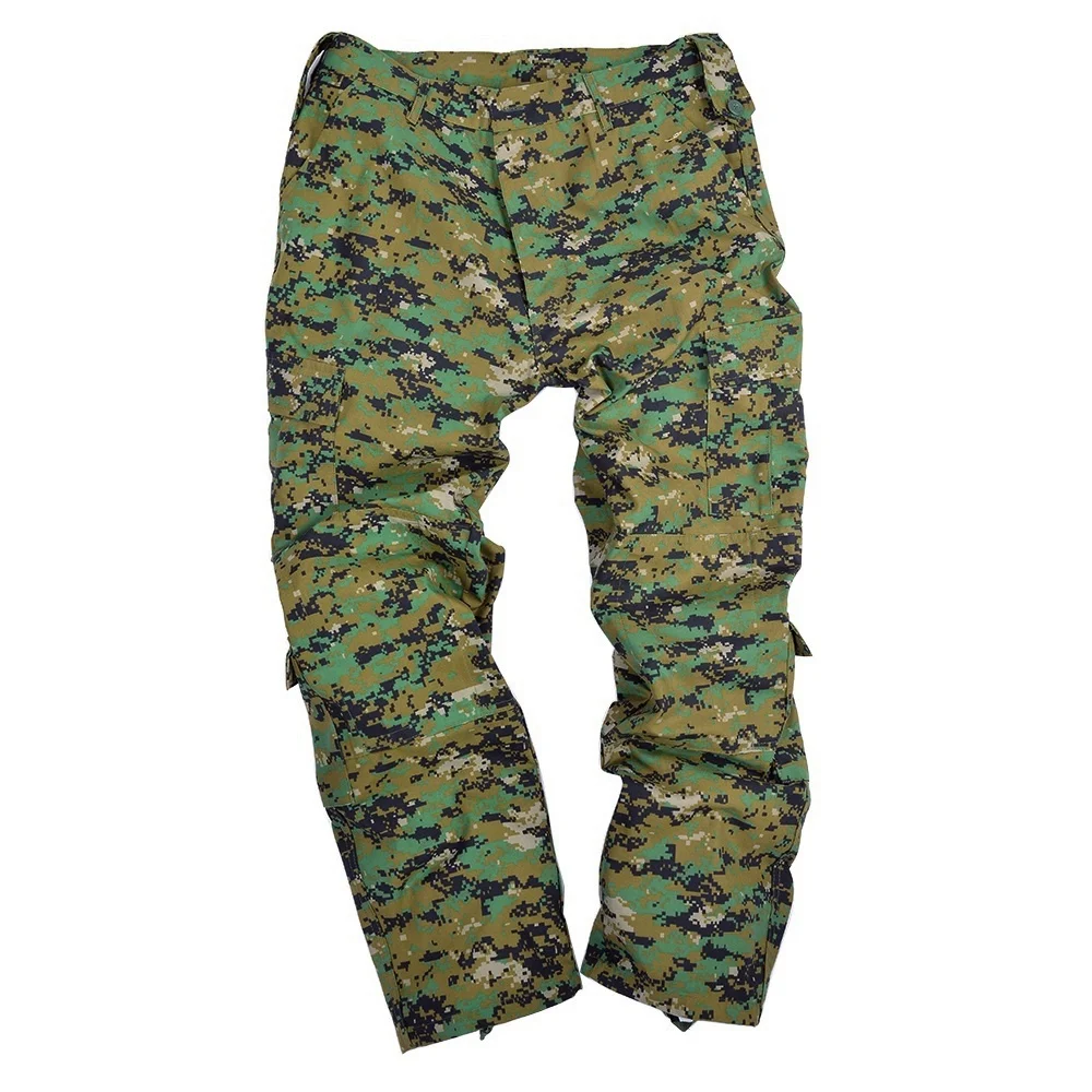 Imagem -06 - Mens Tactical Airsoft Combat Bdu Uniforme Jaqueta Calças Terno Digi-woodland Camuflagem ao ar Livre Treinamento de Paintball Roupas de Caça