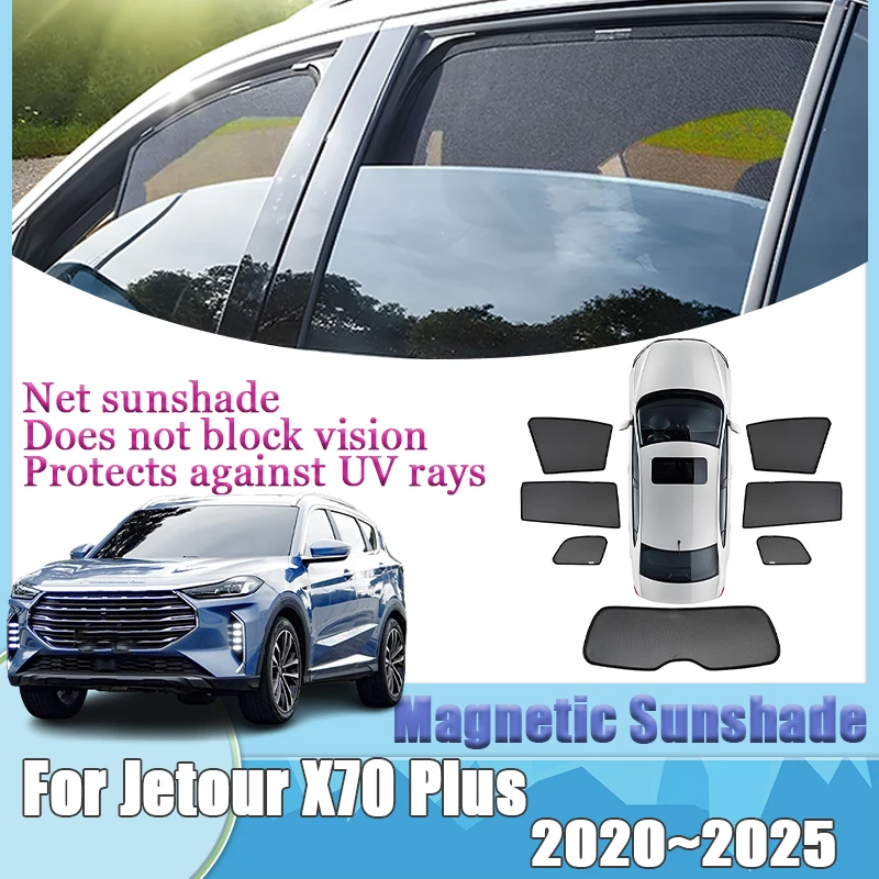 

For Jetour X70 Plus Accesorios 2020-2025 Bahman Fidelity Prestige Soueast DX8 Plus Sunshades Visors Windshield Tools Accessories