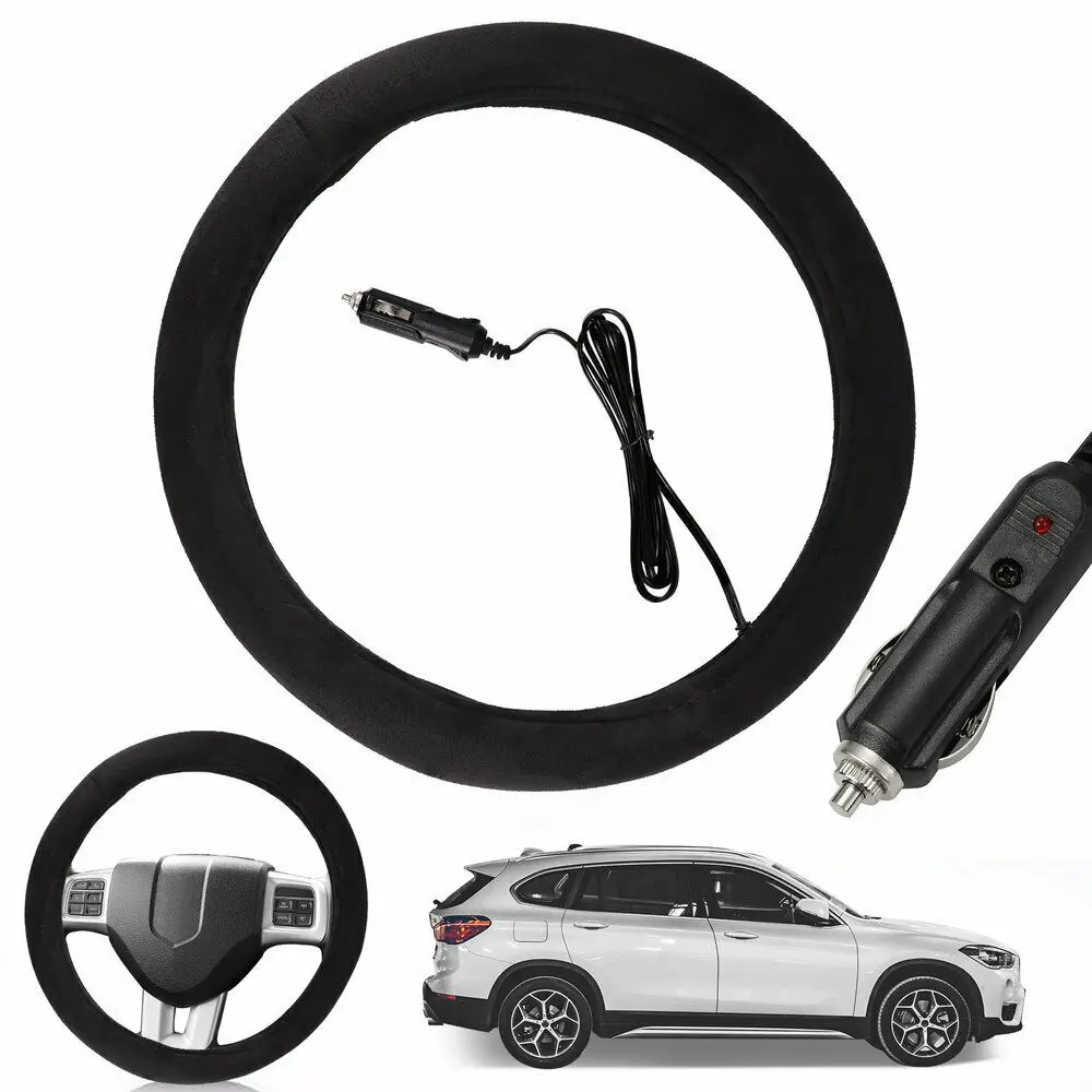 

Универсальный чехол для руля с подогревом, 38 см, 12 В