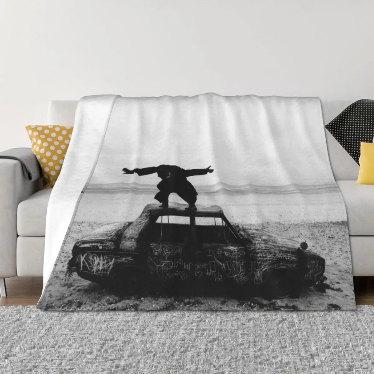 Being Funny In A Foreign Language Throw Blanket blankets ands funny gift warm winter Nap Blankets