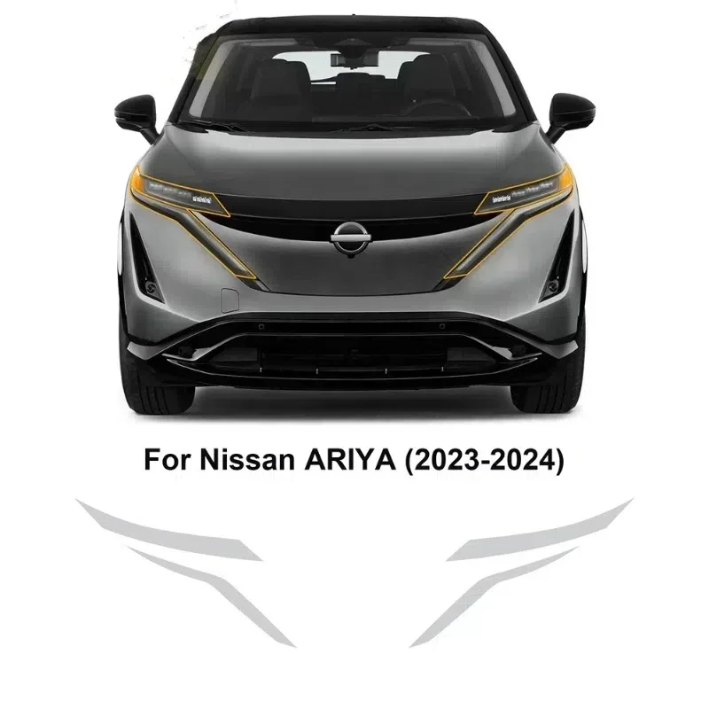 

Для Nissan ARIYA 2023 2024, пленка для фар заднего вида, защитная пленка для автомобильной краски, ТПУ, предварительно вырезанный ремонтный комплект против царапин, прозрачный