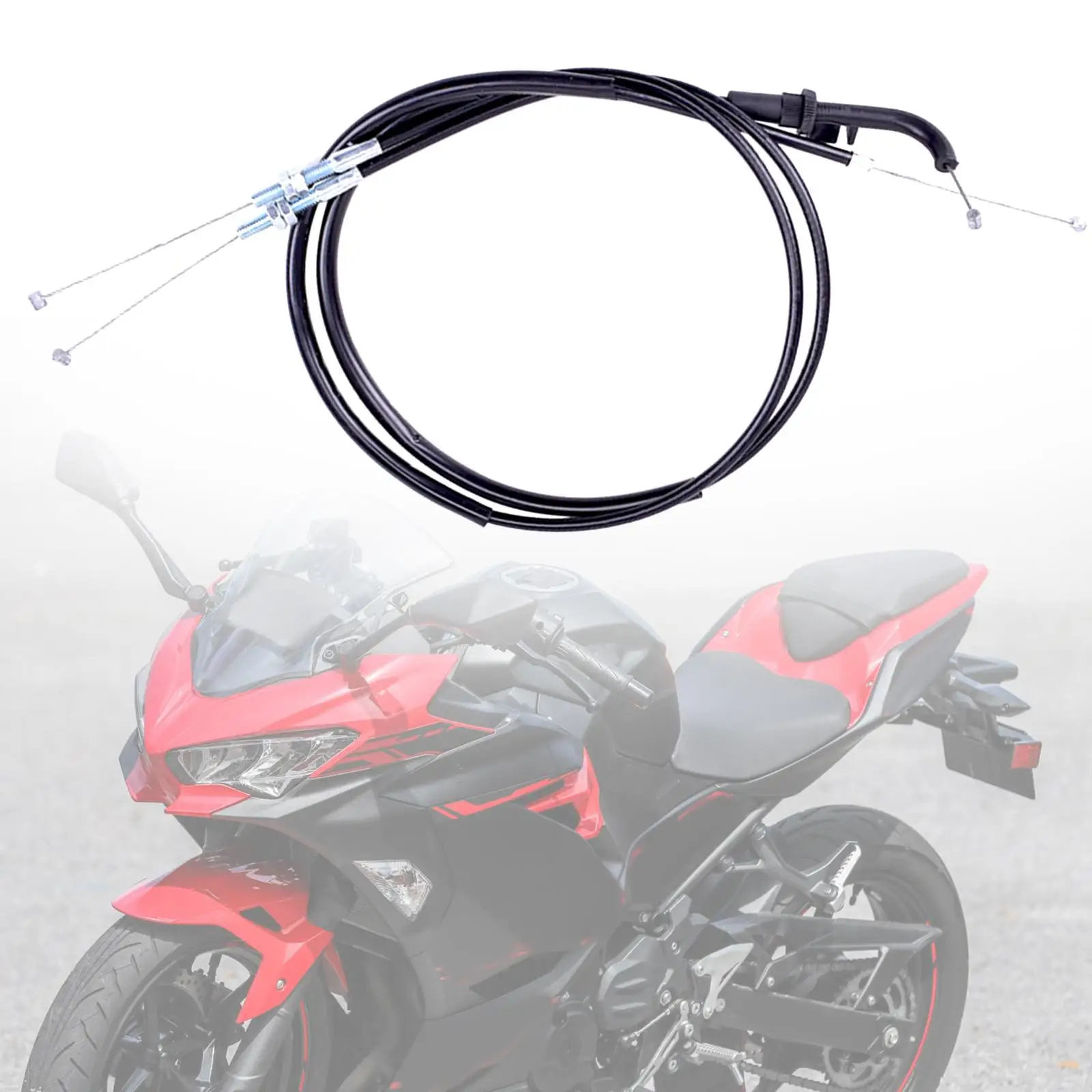 

Throttle Cable Black High Performance Pull Wire Easy Install Motorcycle Spare for Kawasaki Ninja 250