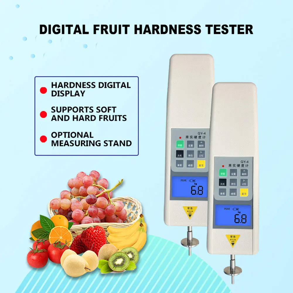 

GY-4 Digital Display Fruit Hardness Tester Fruit Maturity Tester Fruit Hardness Tester