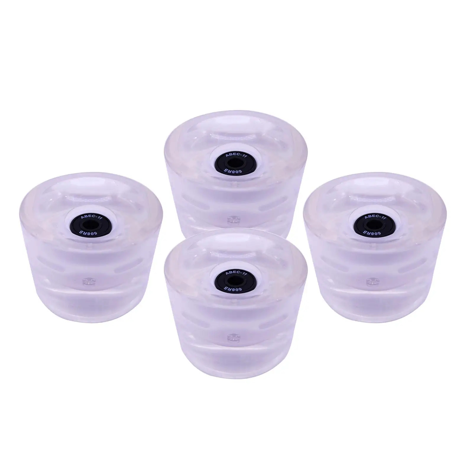 

70mm Skateboard Wheels Longboard Wheels Bearings PU Outdoor Standard Soft Hardness 80A LED Flash for Cruiser Street Skating