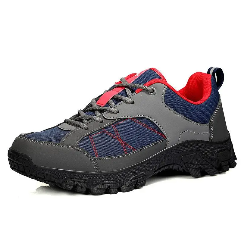 Low-Top Outdoor Climbing Shoes Anti-Slip Breathable Sports Traveling Hiking Shoes Large Size Off-Road Running Shoes