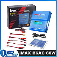 IMAX B6 AC RC Battery Charger 80W B6AC 6A Balance Charger Digital LCD Screen Li-ion LiFe Nimh Nicd PB Lipo Battery Discharger