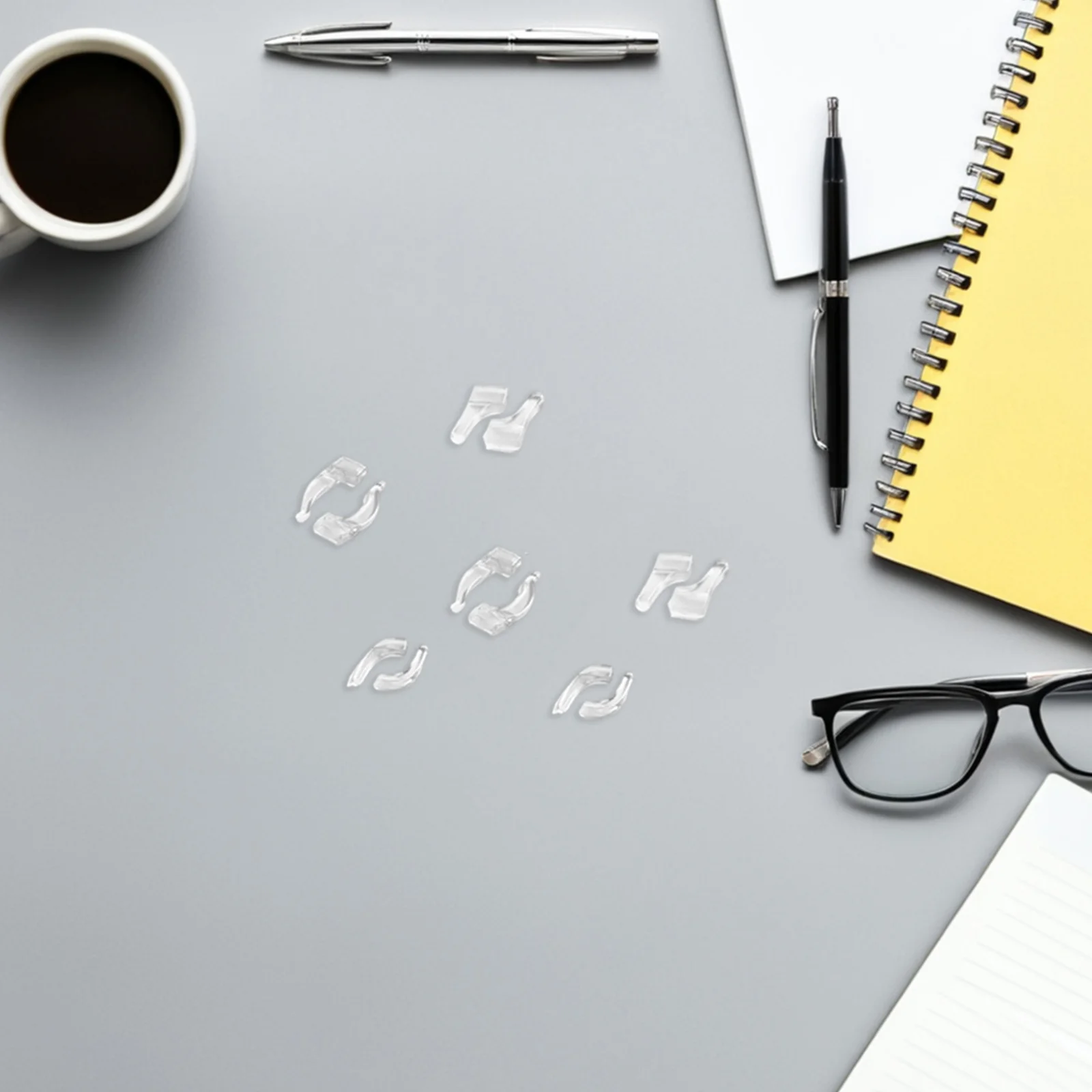 20 زوجًا من مقابض الأذن النظارات المضادة للانزلاق من السيليكون معبد كم التجنيب للنظارات الشمسية تناسب آمن أثناء الركض الرياضي