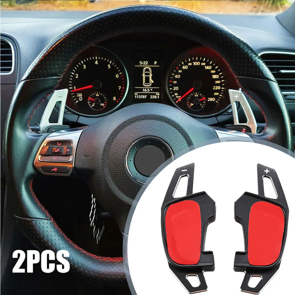 

2pcs Auto Shifter Extended Accessories Steering Wheel Shift Paddles for VW GOLF GTI R GTD GTE MK7 7 2013 - 2018 (not for Golf 7)