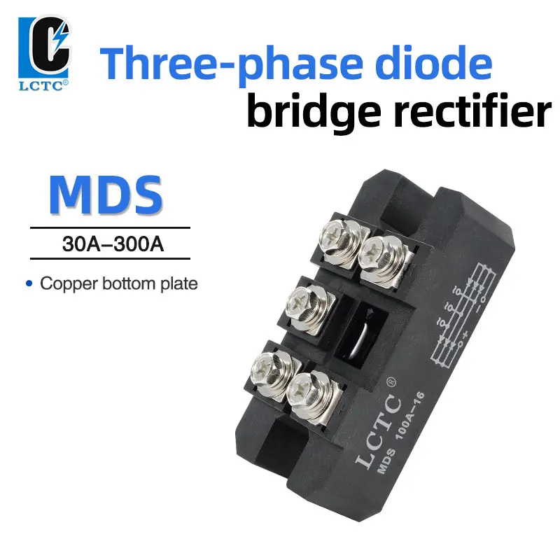 Three-Phase Rectifier Full-bridge Bridge Stack MDS200A100A1600V High-power Charger Rectifier Bridge Module