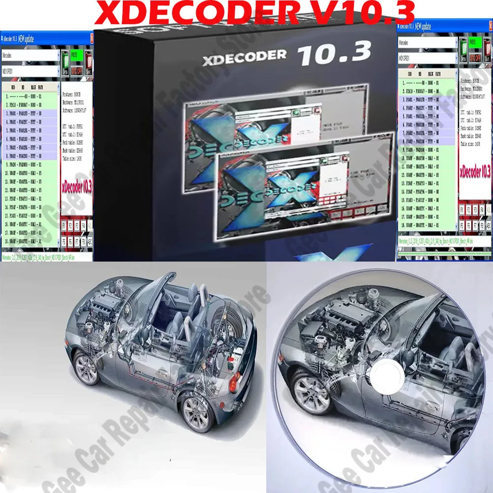 Xdecoder 10.3 obd2 scanner with Keygen DTC Remover Crack DTC OFF Delete Software Full Verison for Hyundai/VAG EDC15 EDC16 EDC17