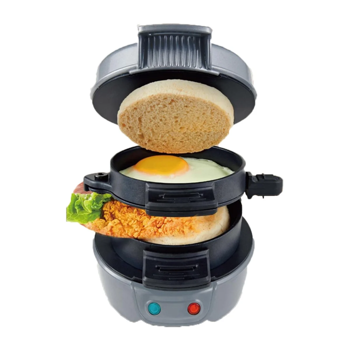 

Hamburger Press Patty Maker Hamburger Press Multifunction Burger Maker for Egg Stuffed Burgers Beef Burger EU Plug B-T33C