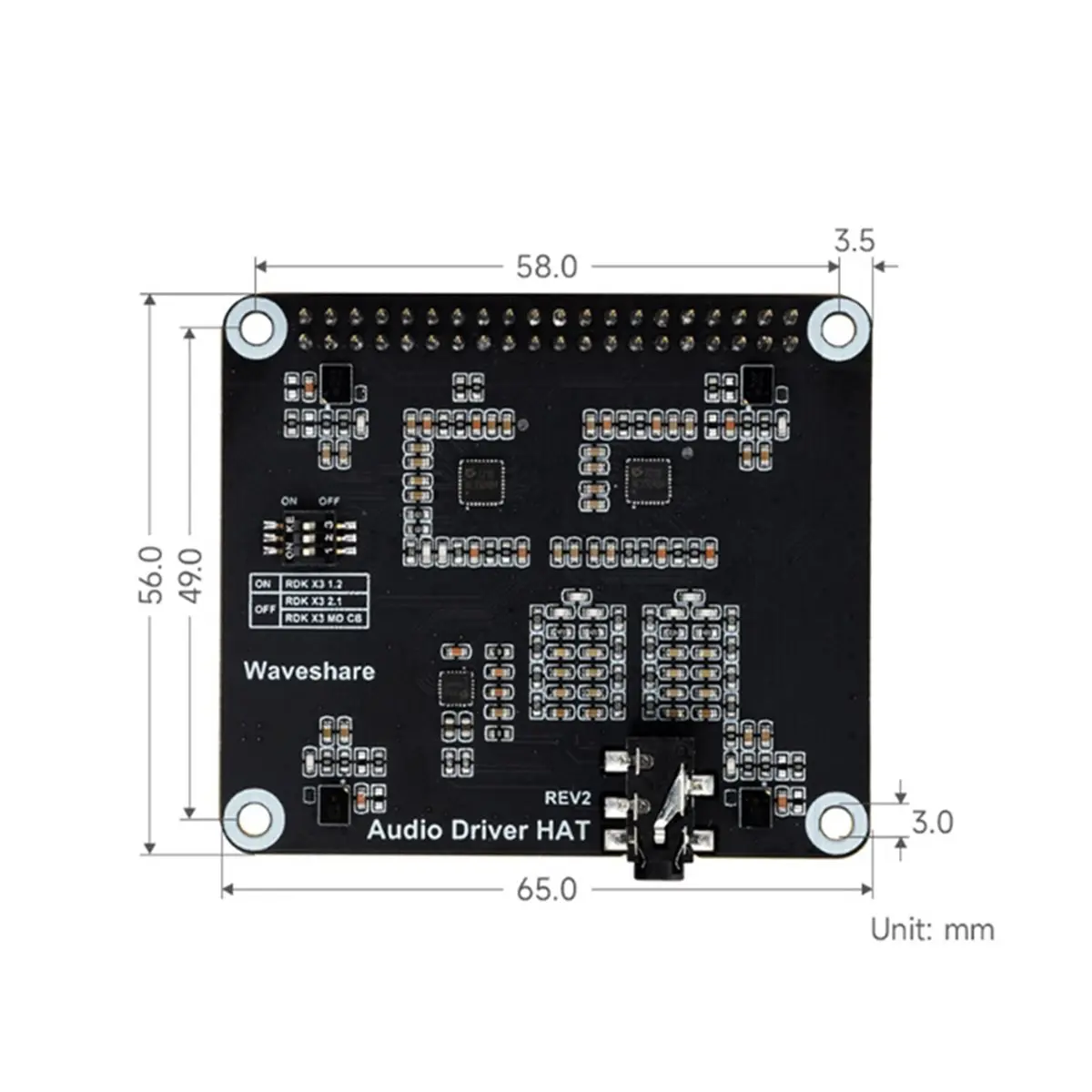 a41t-1pc-オーディオドライバーボードモジュールステレオコーデック再生-録音ヘッドフォンインターフェース-マイク、オーディオドライバーボードモジュール