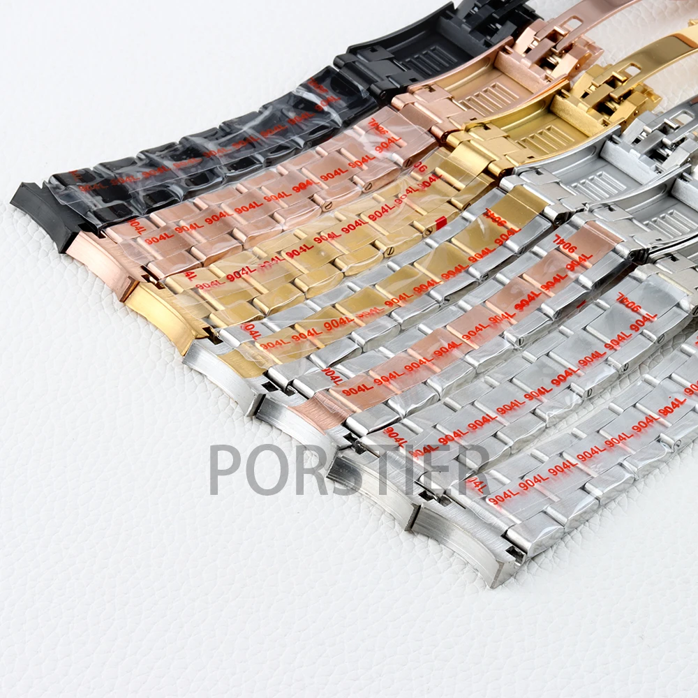 20mm Width Oyster Watch Strap Stainless steel Jubilee Bracelet Slide Buckle for SUB GMT Yacht EXP NH35 Watch Case High Quality - Image 3