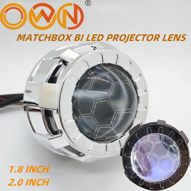 

OWN MATCHBOX 1.8 2.0 INCH MINI BI LED PROJECTOR LENS KIT LHD RHD EASY INSTALL H1 H7 H4 HEADLIGHTS 36W BILED LOW HIGH