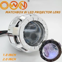 OWN MATCHBOX 1.8 2.0 INCH MINI BI LED PROJECTOR LENS KIT LHD RHD EASY INSTALL H1 H7 H4 HEADLIGHTS 36W BILED LOW HIGH