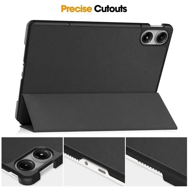 Voor Xiaomi Redmi Pad Pro 2024 Tri-Folding Flip Stand Case Funda voor Rode Mi Pad Pro 12.1 Tablet met Auto Sleep Cover