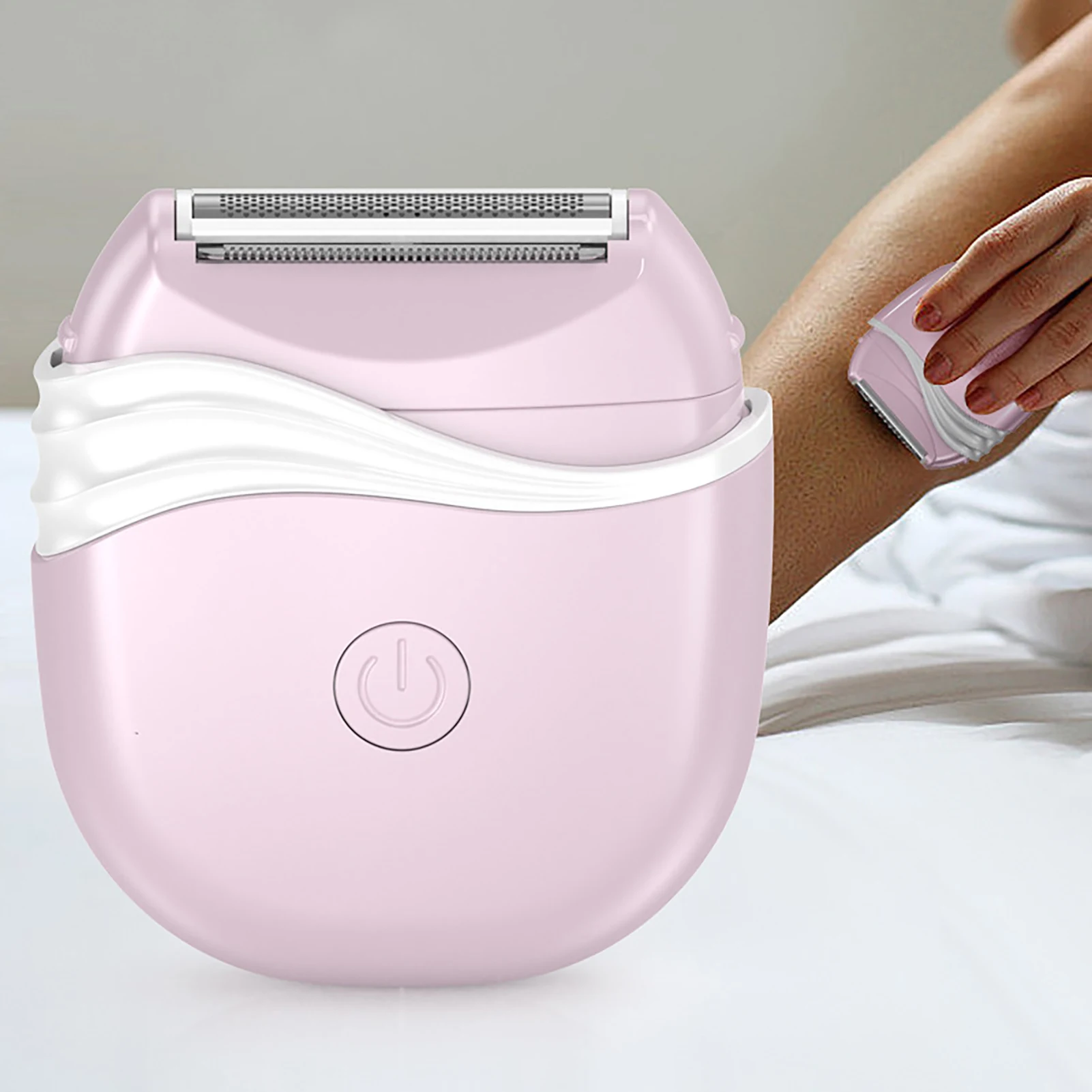 Versand aus den USA Elektrischer Epilierer für Frauen Achseln Intimhaarschneider Arme Achselhöhle Bikini Rasierer Klinge Beinhaarentfernung