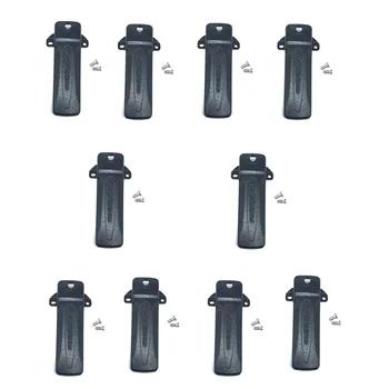 Lotto 10 pz KBH-10 Clip da cintura per KENWOOD TK-3206 TK-2206 TH-D7 TH-F6 TH-F7 TK-2207 TK-2307 TK-2212 TK-3402 TK-2406 TK-3301 Radio