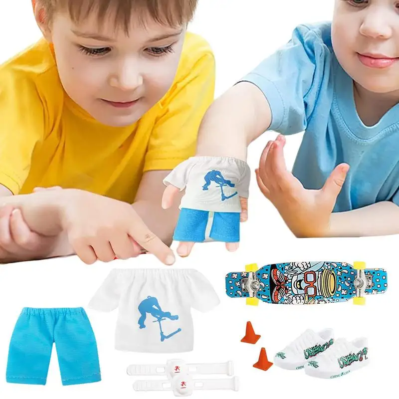 

Fingerboard Toy 9pcs Finger Skateboards For Kids Mini Finger Skateboard Toy Skateboard Mini Finger Toys Set Skate Board