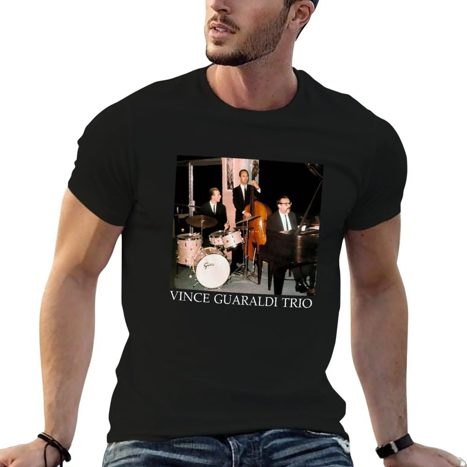 

VINCE GUARALDI TRIO T-Shirt t shirt man luxury cotton t shirt pack t shirts with prints T-Shirt
