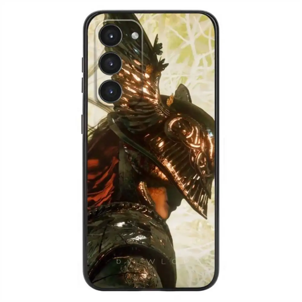 Funda de teléfono Hot Games E-Eldens R-Rings para Samsung Galaxy A20,21s,22,31,32,52,53,72,73,80,91 funda negra de silicona líquida suave