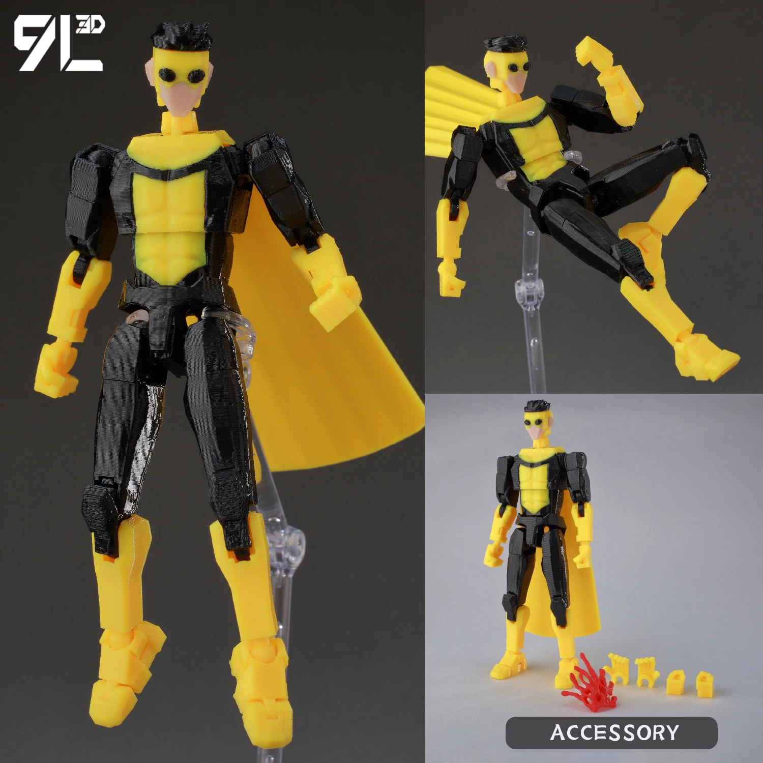 9L 3D Giant The Ultimate Venom Spider-Man Lucky13 Dummy13 Action
