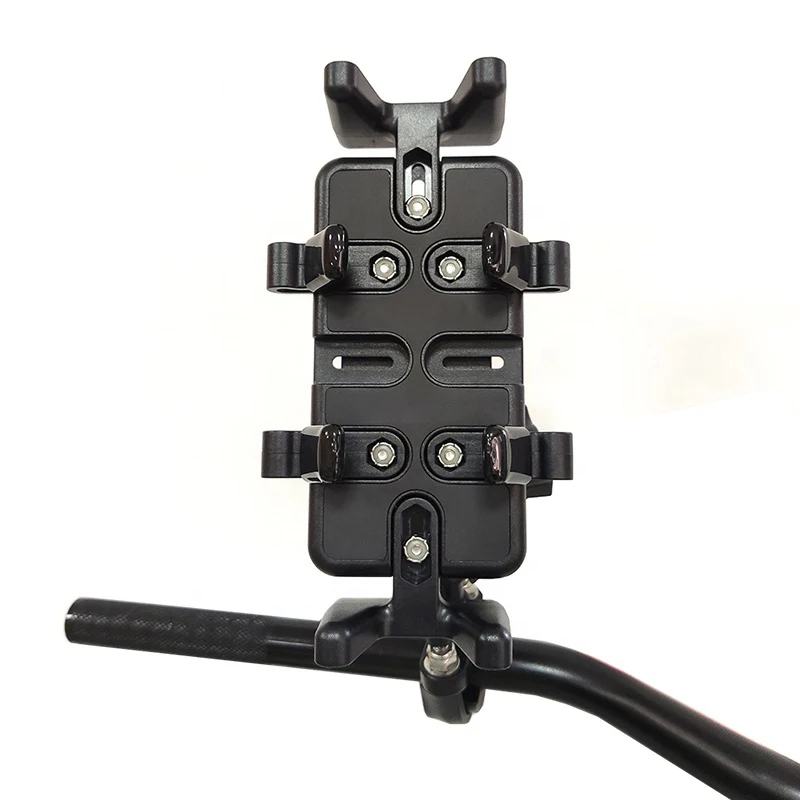 Motorcycle Phone Holder Finger-Grip Car Phone Mount Adjustable 8 Grips GPS Mount Radio Holder With 1'' Ball Base for Ram Mount