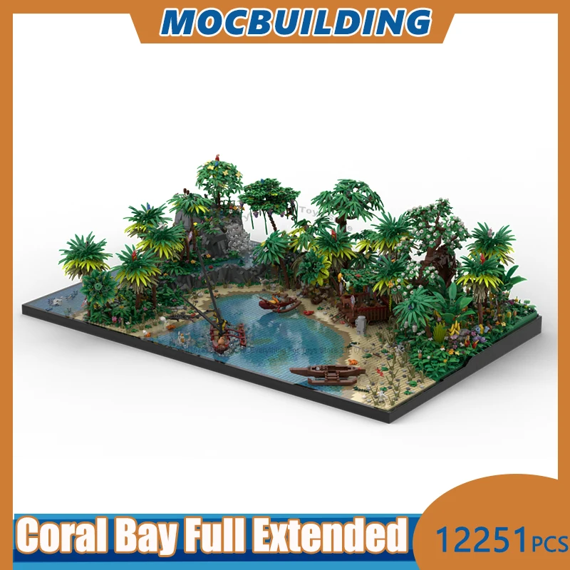 Coral Bay — Full Extended MOC Building Blocks DIY Assemble Bricks Pirate Collection Model Display Creative Toys Gifts 12251PCS