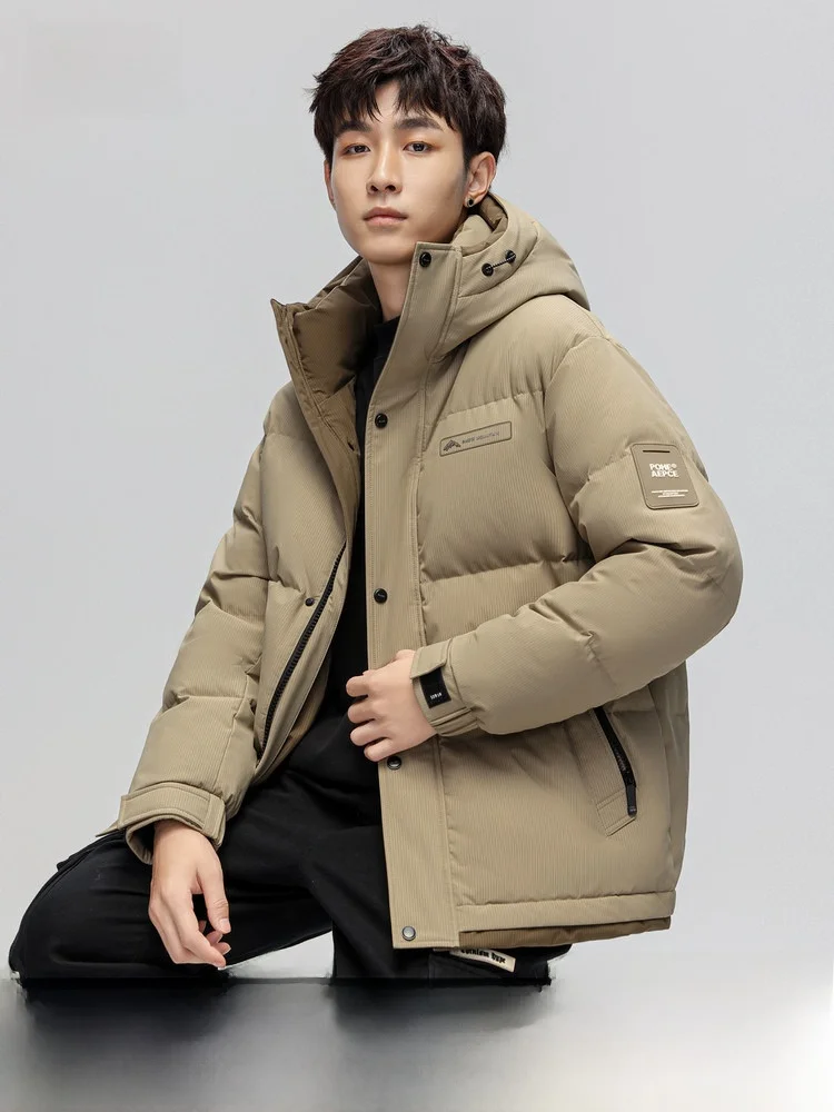 

Snow Fly Spring 2026 Men's ort Thiened Warm Casual Faionable Classic down Jaet Busin Outdoor Polyester Fiber