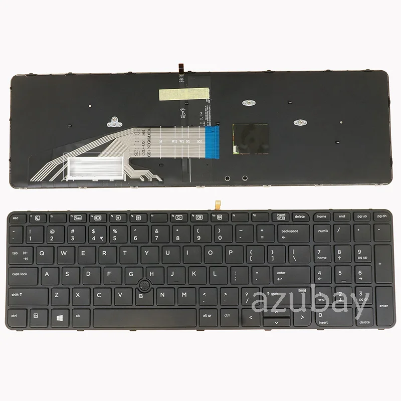 Backlit Keyboard for HP 841137-831023-841145-161-141-001 NSK-CZ1BV,9Z.NCGBV.10D 6037B0115307 SL SV DN NW BR HB HU UK AR LA TR US