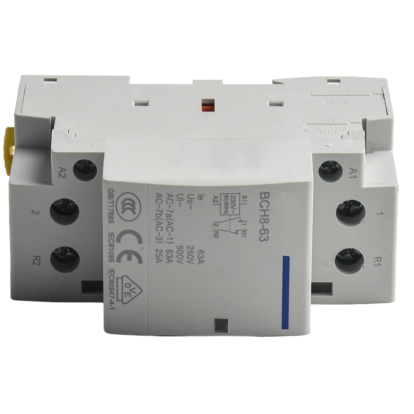 

Sophisticated Household Contactor Designed for Automatic Operation Rated at Voltage of 230V and Current Capacity of Up to 63A