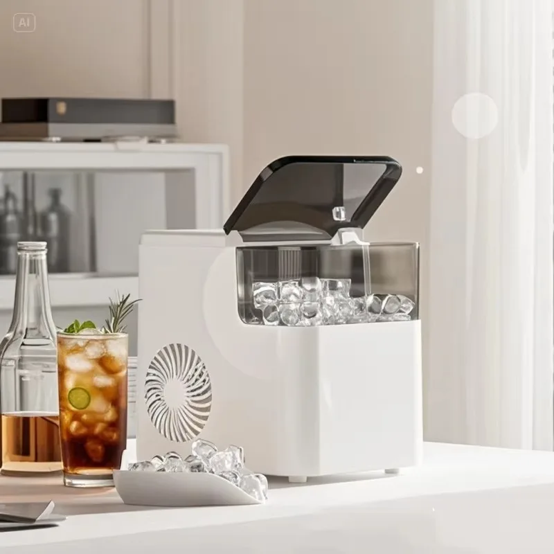 Energy-Efficient Electric Ice Maker Machine for Home & Office Quick Freeze AutoClean Function for Cocktail Parties
