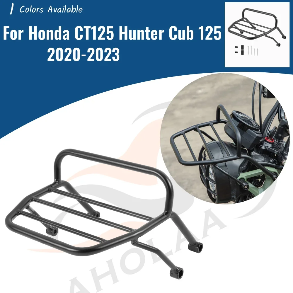 

For Honda CT125 Hunter Cub CT 125 2020-2023 Front Luggage Rack Holder Mount Motorcycle Carrier Shelf Bracket Accessories