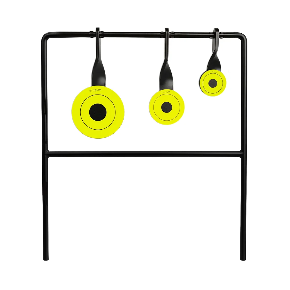 

5mm thickened shooting practice target stand, suitable for small calibers, made of carbon steel metal. It can be used for steel