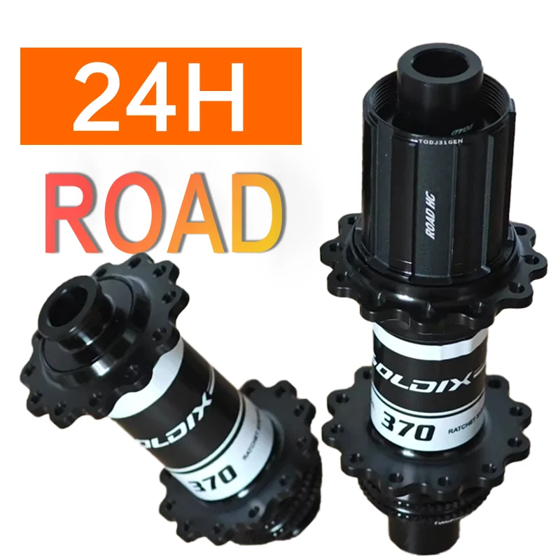 

GOLDIX 370 Дорожная ступица с 24 отверстиями Велосипедная ступица Трещотки 36T 24 отверстия Thunder Masses Велосипед 12x142 Задняя передняя шумная k7 Cube