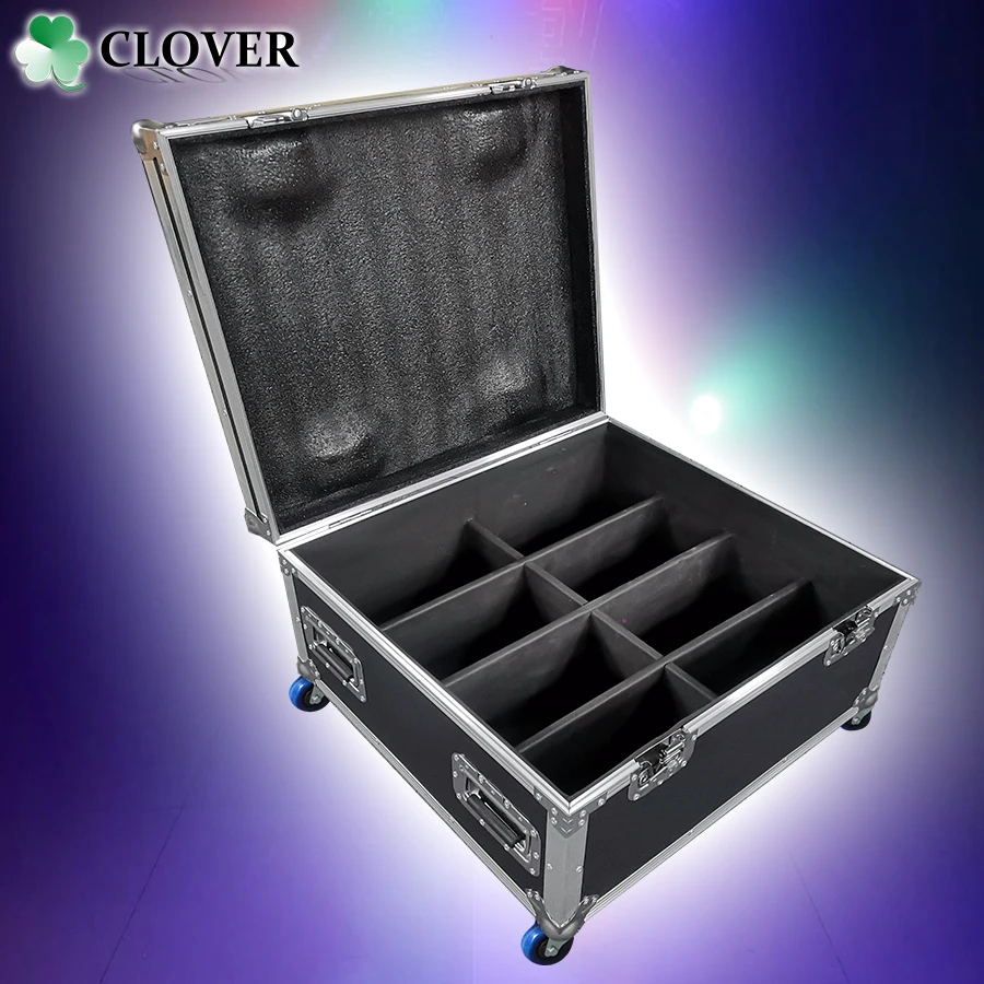 1Pcs Flycase For Aluminum Flat Par 18x12w 4in1/6in1 Alloy Par Led Slim Par 18x18W RGBWA Wash Light Professional Dj Par