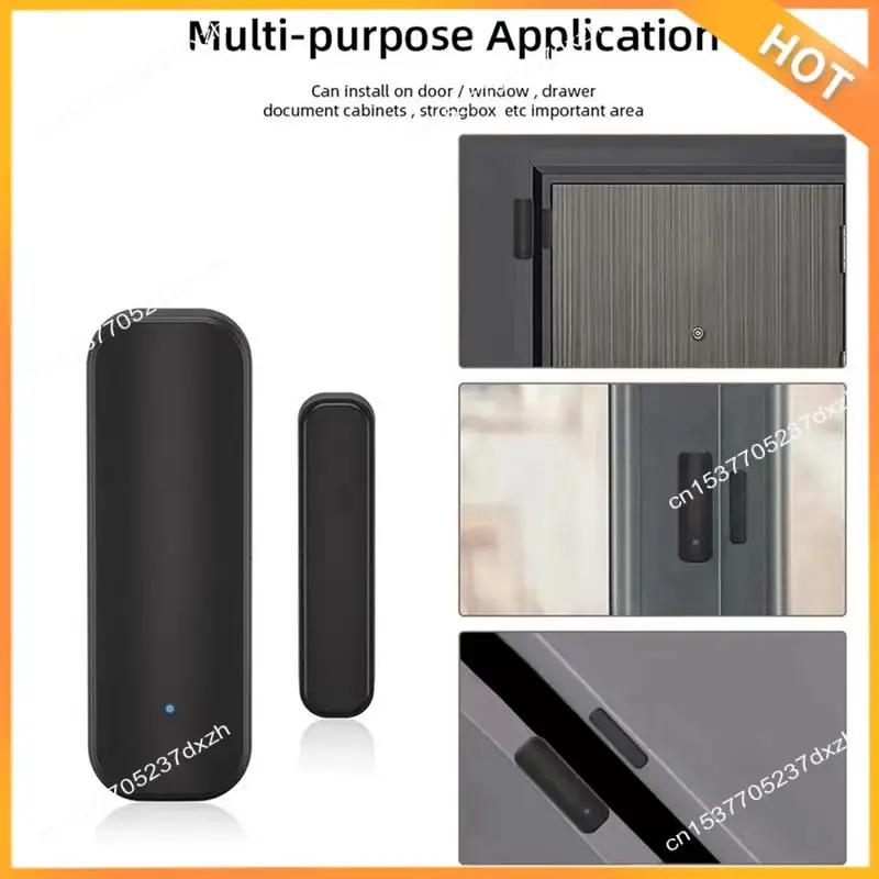 

A43M Tuya Smart Wi-Fi дверной датчик беспроводные детекторы открытия и закрытия дверей, совместимые Withalexa и Google Home, белый