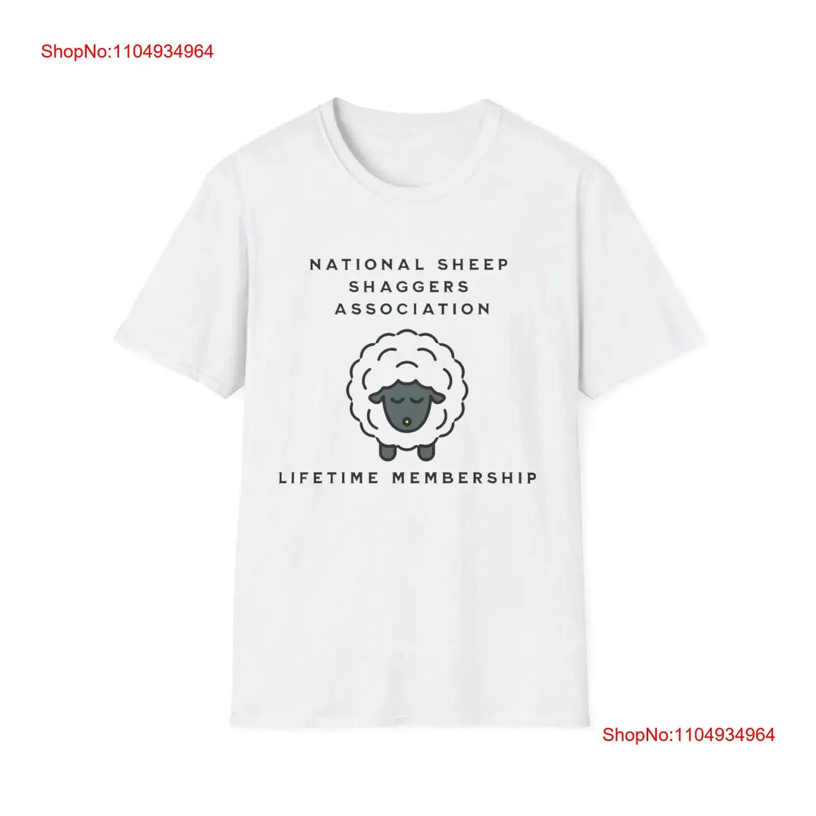 

Футболка National Sheep Shagger Association Lifetime Membership, забавная футболка для него, подарок на день рождения, гумористическая винтажная футболка Stag Do Hen