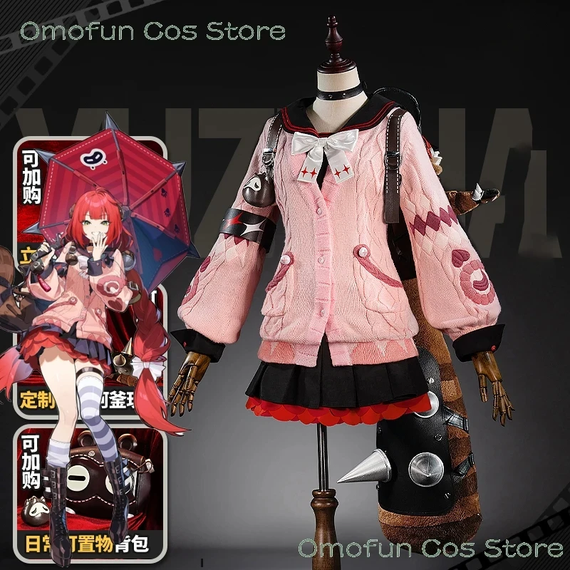 

ABC123Ukinami Yuzuha Zenless Zone Zero Game Anime Cosplay Costume Bag Clothes Women Adults Roleplay Outfit Hal3;b,6/k'5;