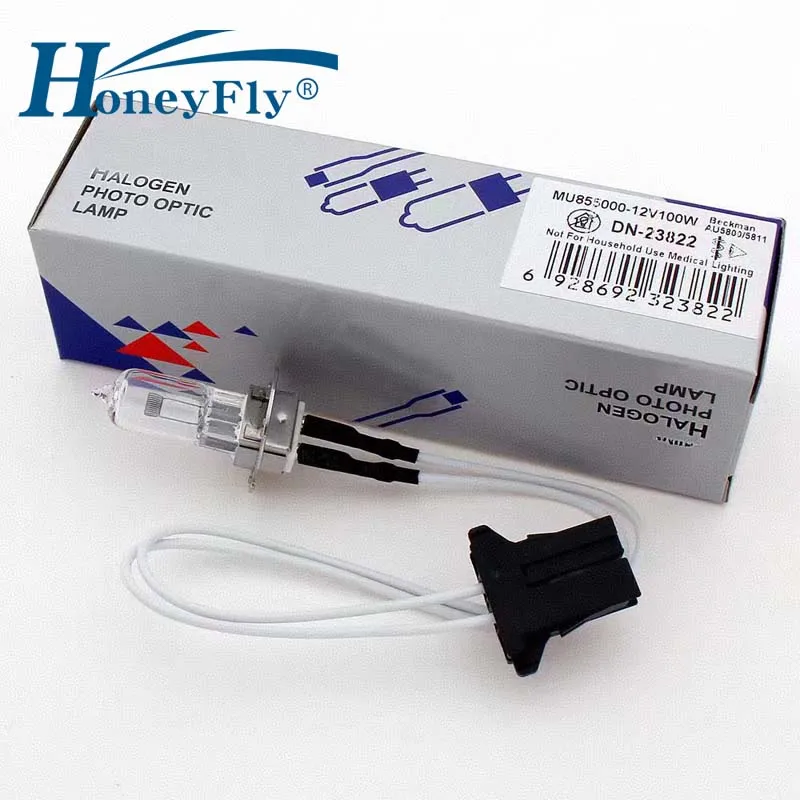 HoneyFly Biochemical Analyzer Halogen Bulb JC 12V 100W MU855000 for Olympus Beckman Coulter AU5800/5811/5831 Chemistry Analyzer
