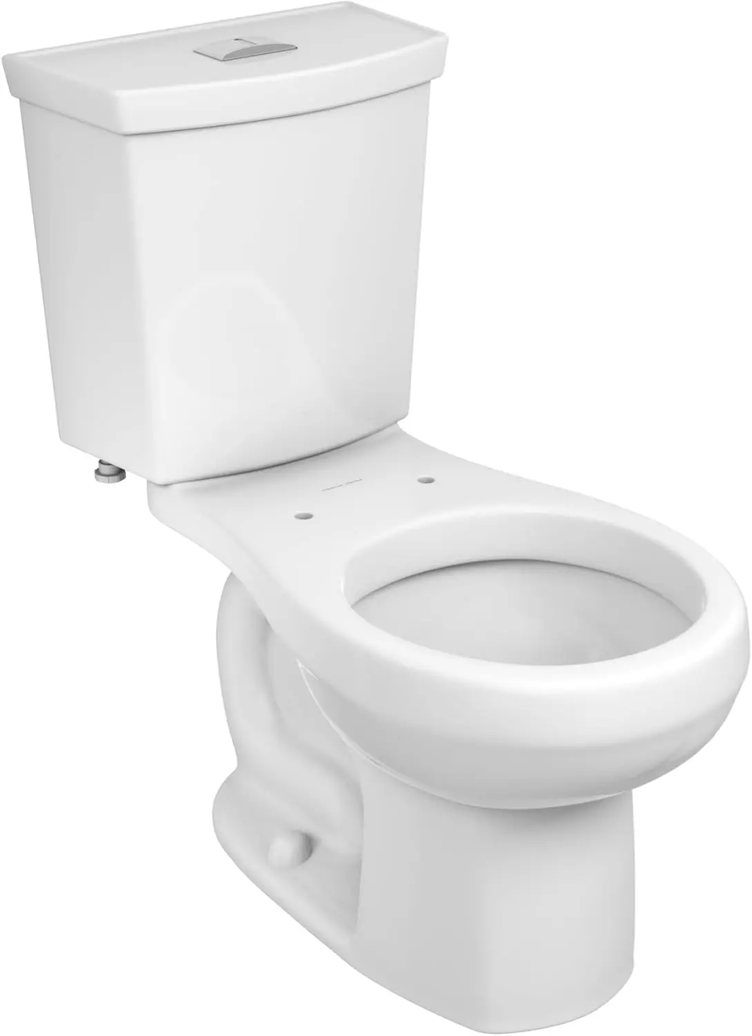 

H2Option Two-Piece Toilet Round Front Standard Height Dual Flush White 0.92 - 1.28 Gpf Easy To Clean Superior Quality