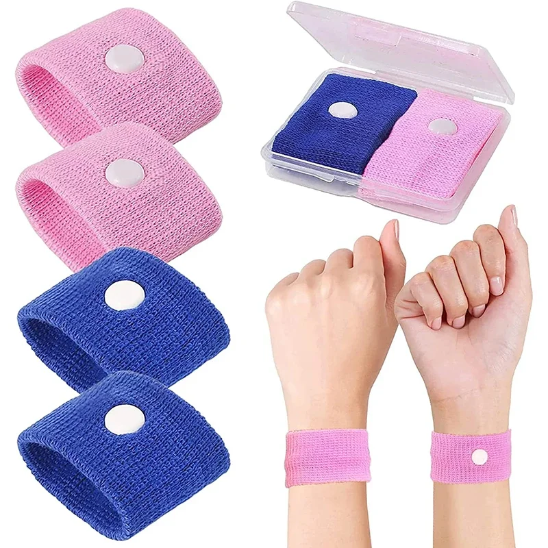 Anti Motion Sickness Wristbands Wrist Bands Anti Nausea Wristbands Carsickness Seasick Wrist Support Sports Accessories