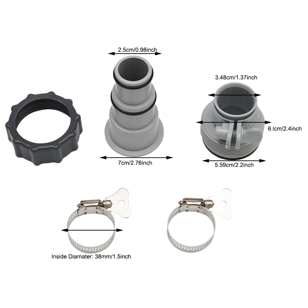 

Swimming Pool Pool Filter Hose Replacement Spare Parts Accessories Diameter 1.5 Inch Flexible For Above Ground